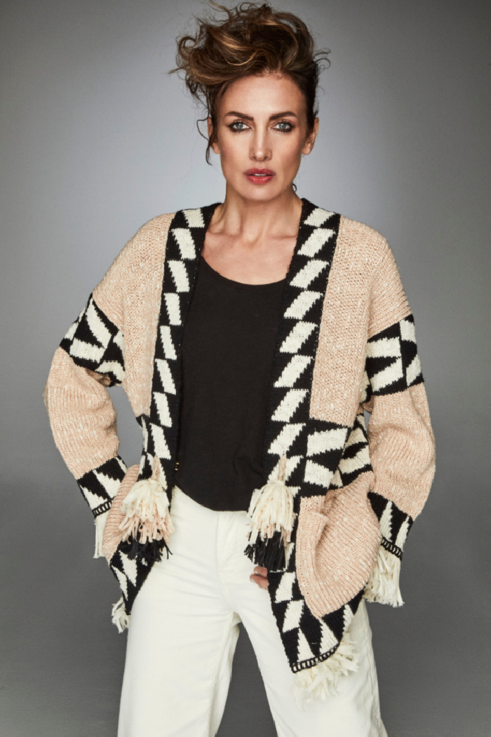 CHAQUETA PUNTO JACQUARD FORMENTERA Boutique Micki
