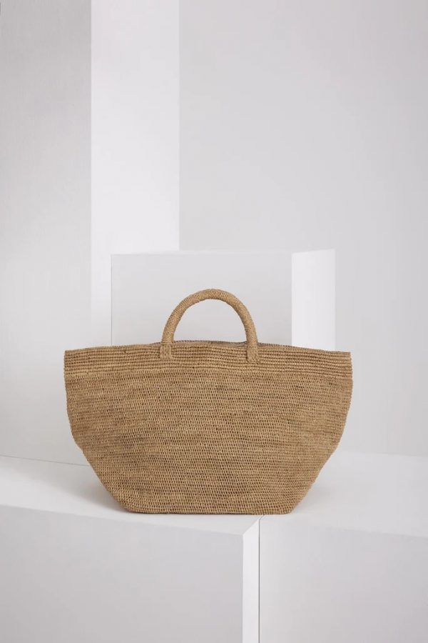 Borsa in rafia Ibeliv Vanilla