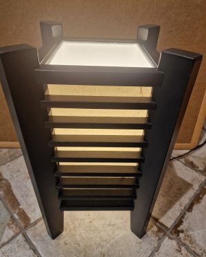 Lampada giapponese in legno - immagine 2